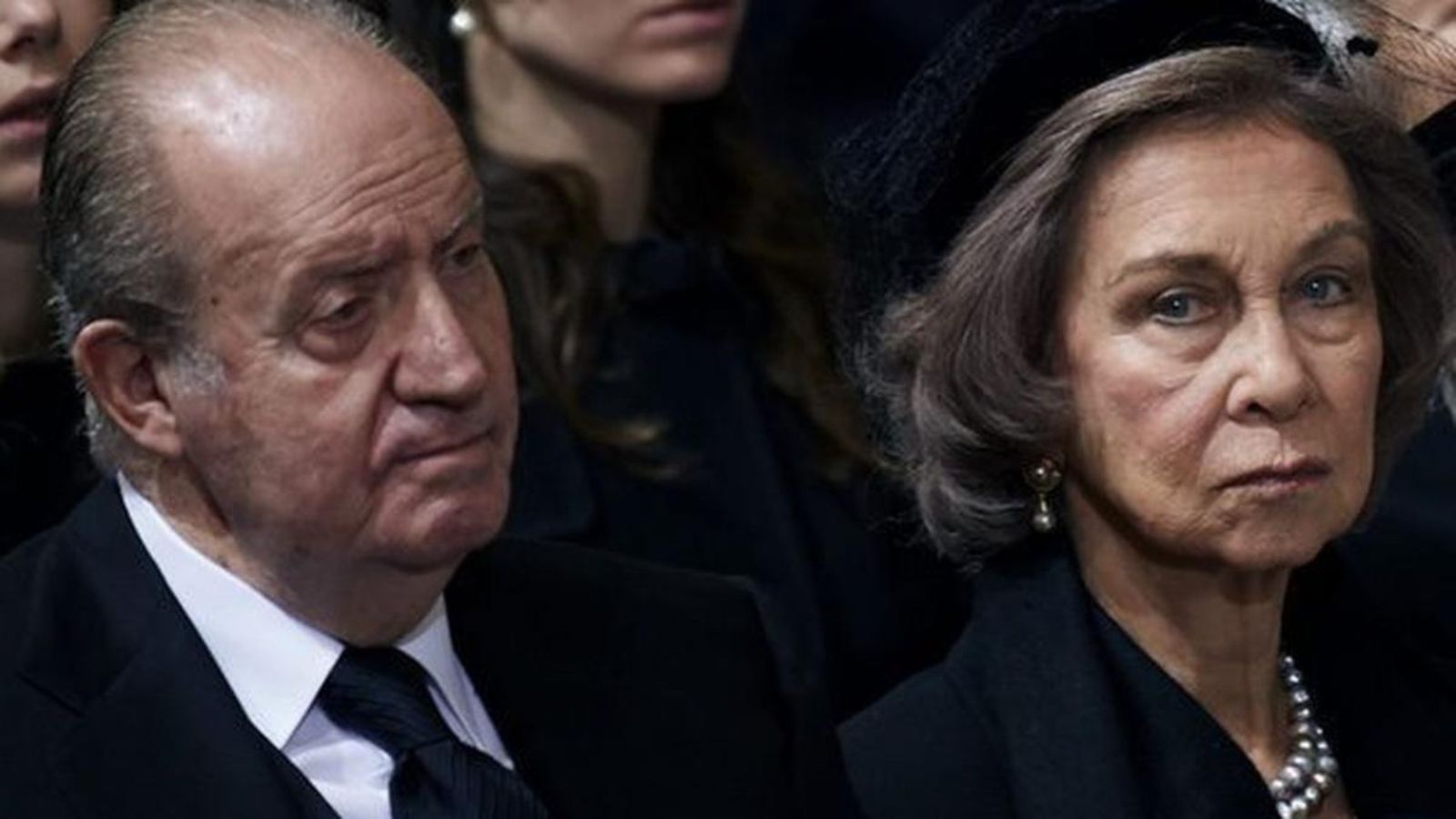 El rei emèrit, Joan Carles I, i la seu esposa, la reina Sofía