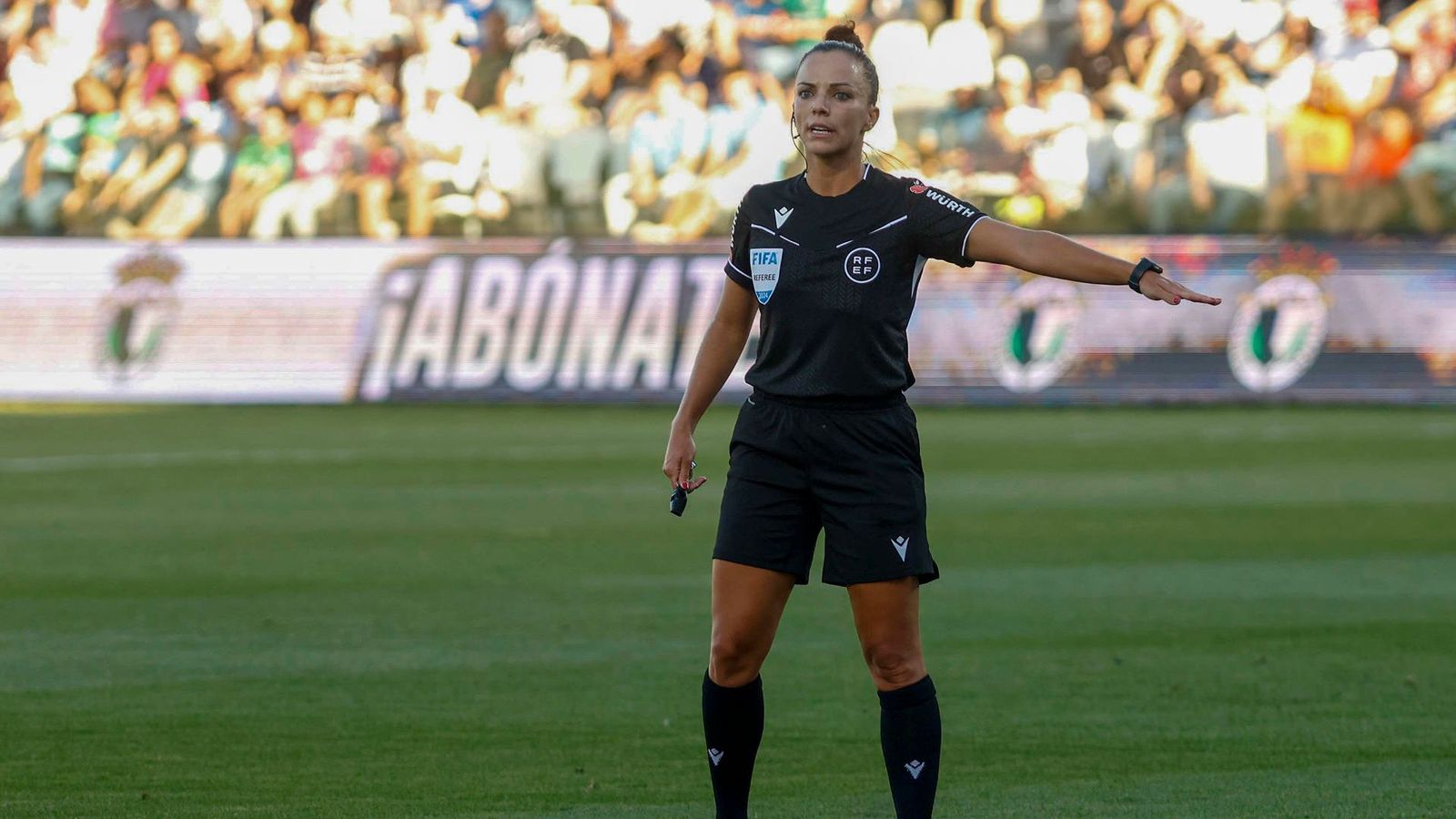 Marta huerta, durant el partit entre el Burgos i el Cartagena