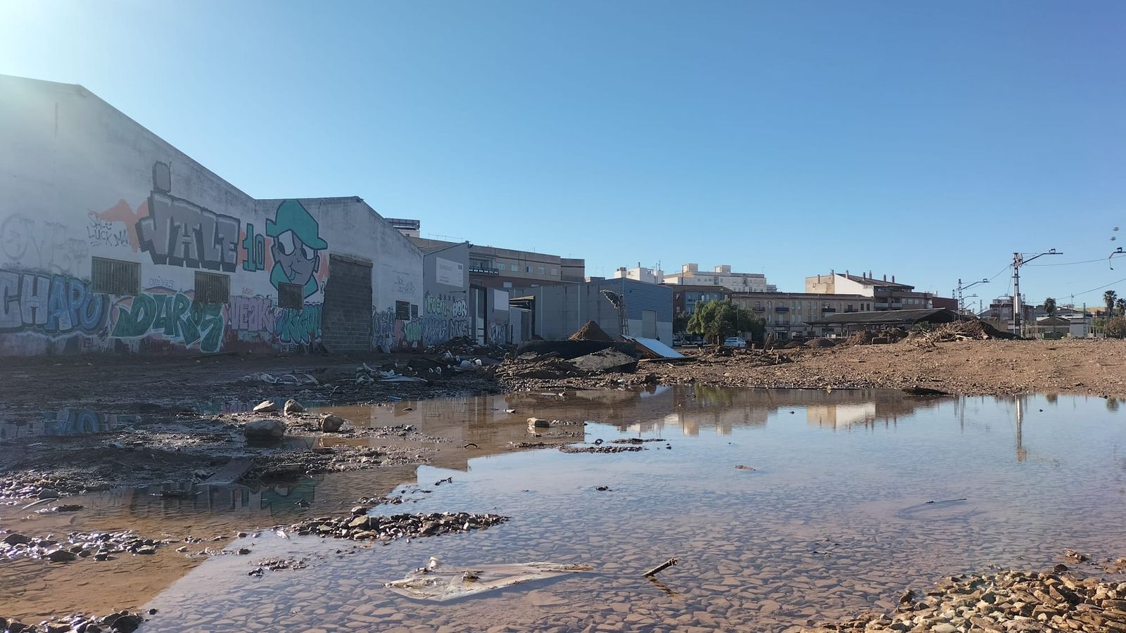 Polígons arrasats pel pas de la dana