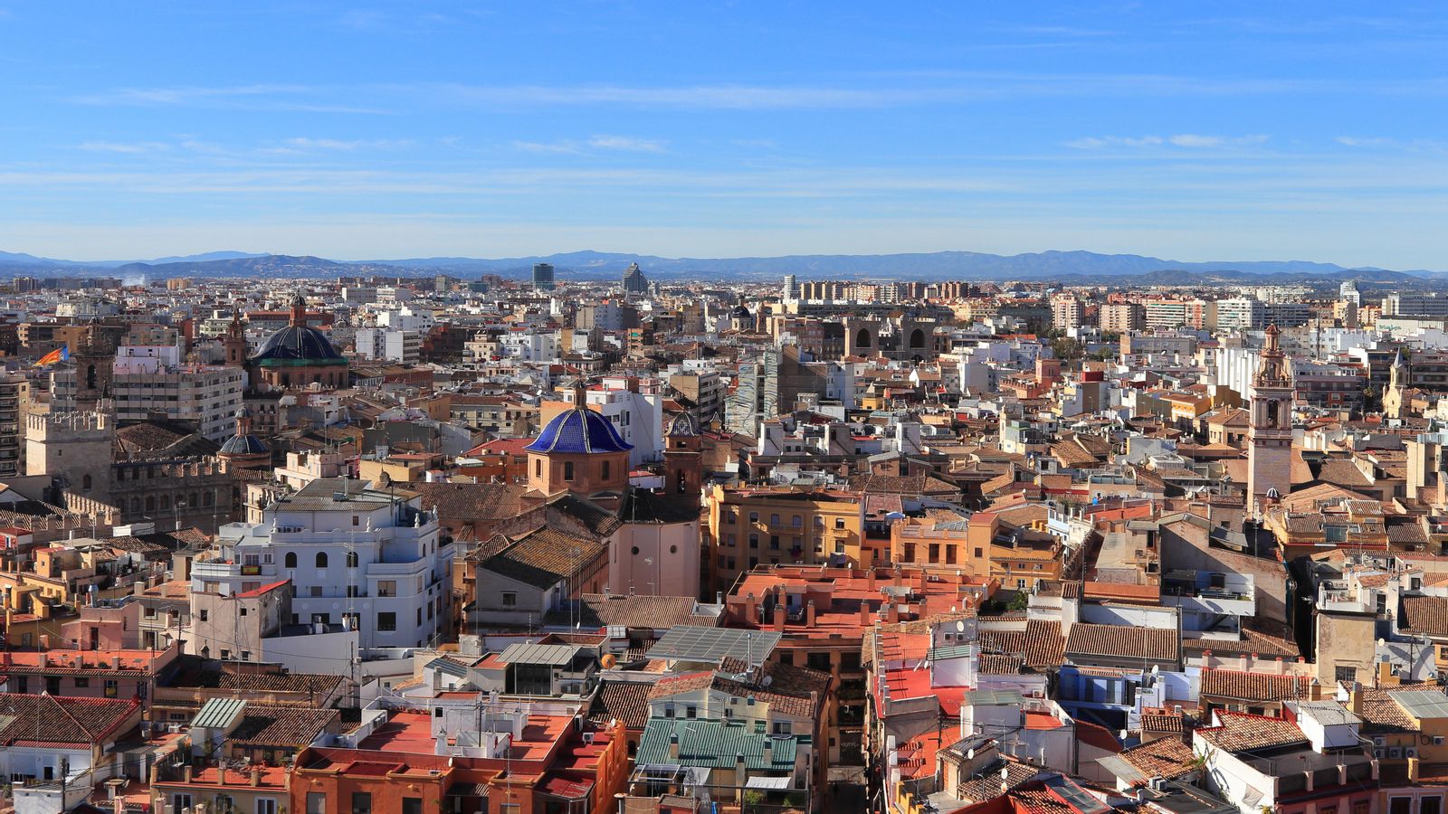 Imatge panoràmica de la ciutat de València