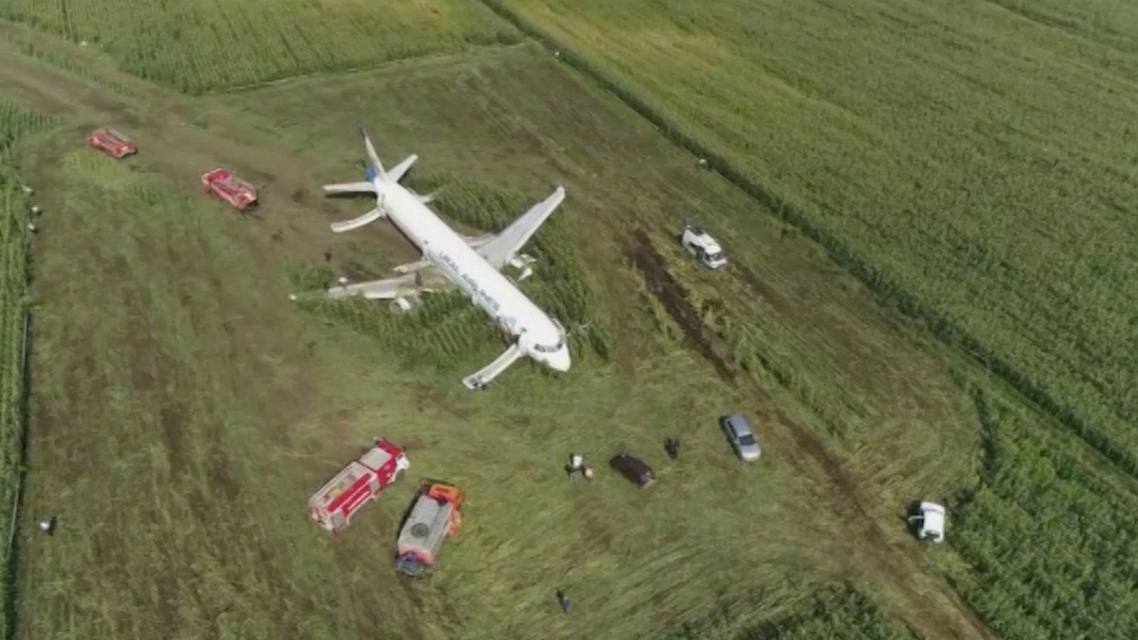 Imatge aèria de l'avió