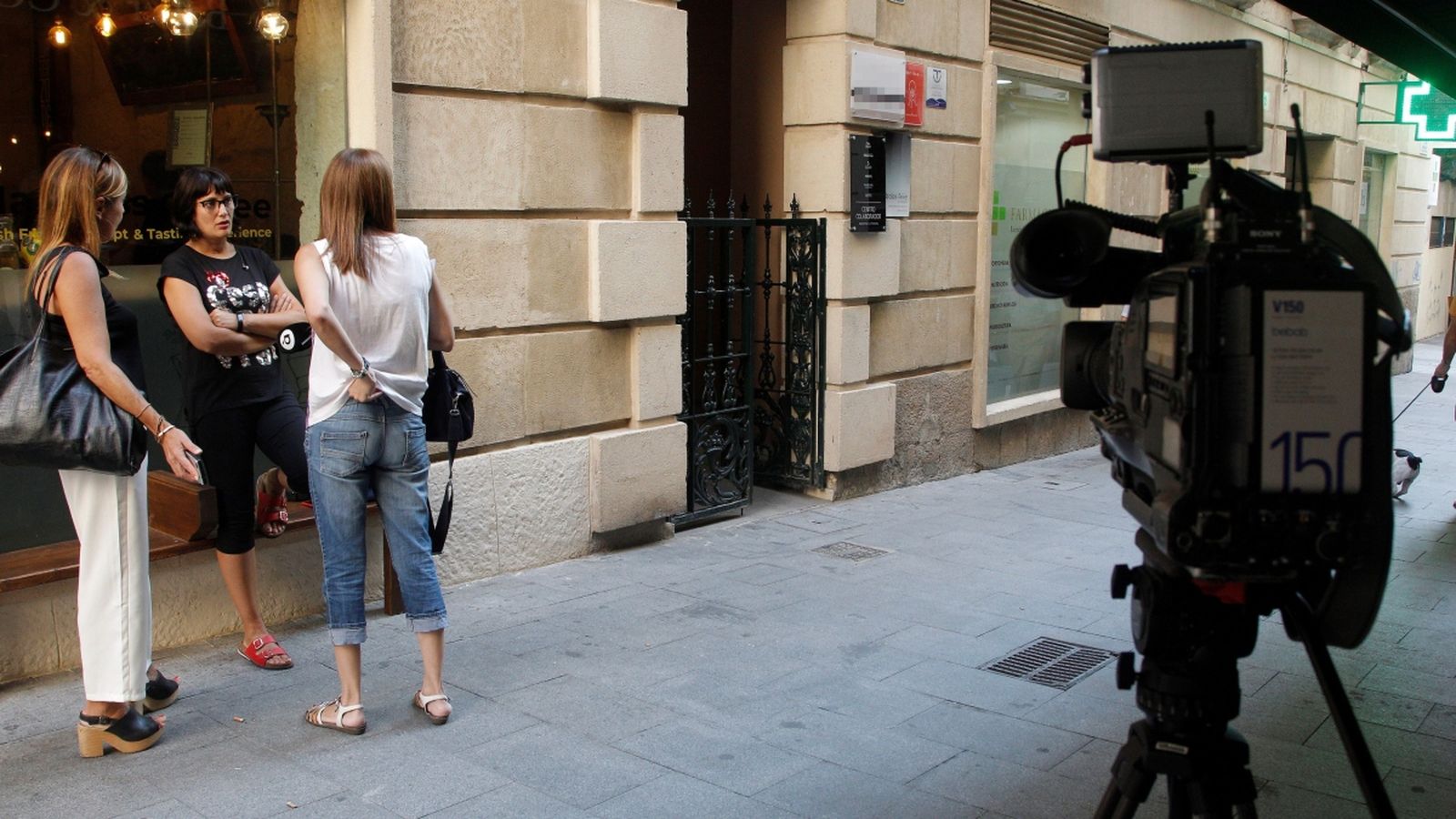 Vista general de l'edifici on es va trobar el cos. | Efe