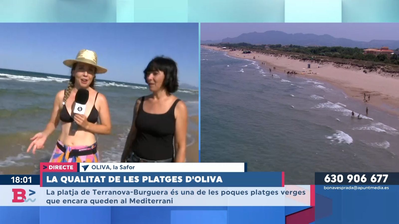 15.07.2022 | La qualitat de les platges d'Oliva