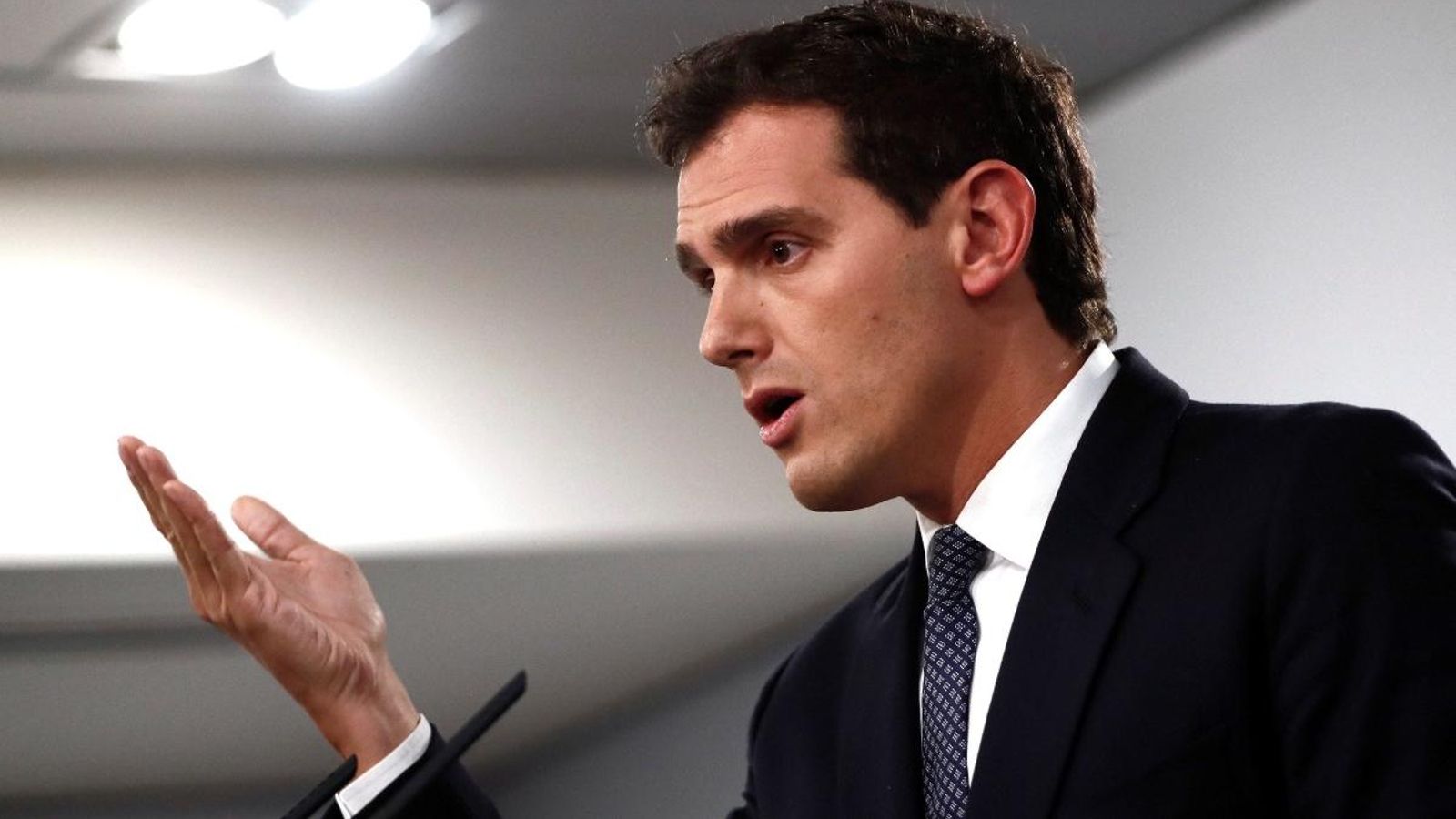 Pedro Sánchez i Pablo Iglesias, aquest dimecres al Palau de la Moncloa