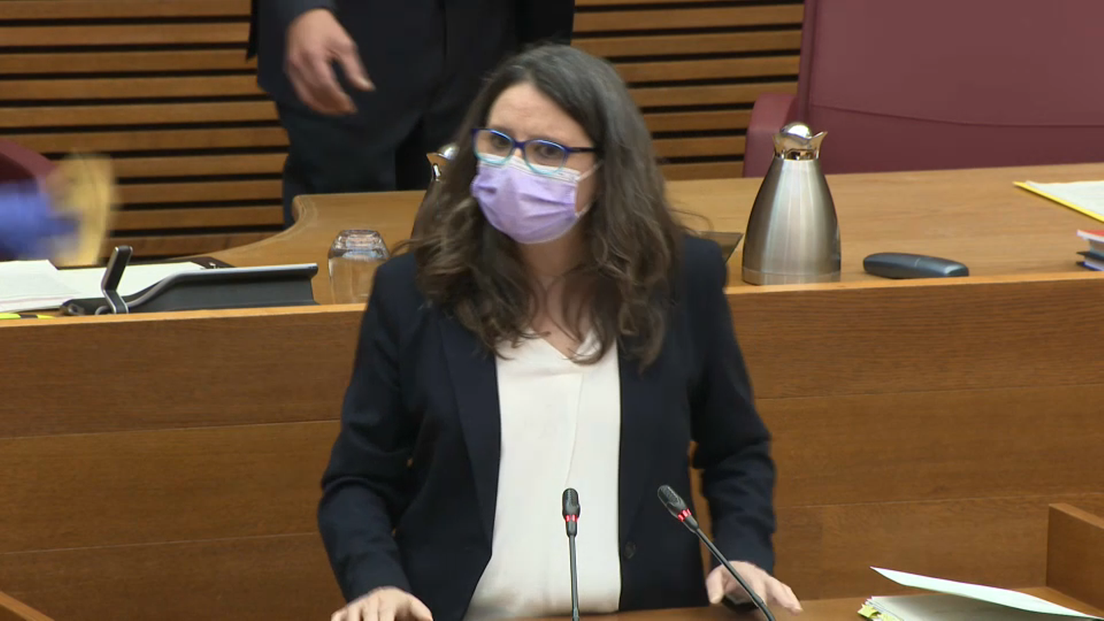 Mónica Oltra, aquest dimarts a les Corts