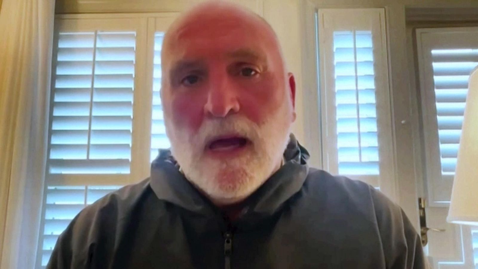 Extracte de l'entrevista a Reuters del fundador de World Central Kitchen, el xef José Andrés