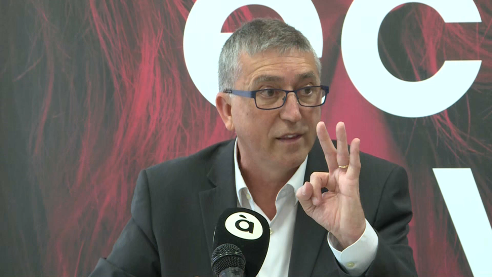 El conseller d'Economia, Rafa Climent, aquest dimecres