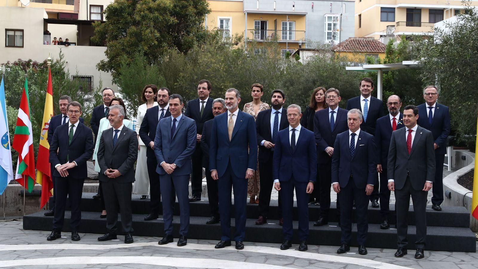 Imatge d'arxiu de l'última Conferència de presidents, celebrada el 13 de març de 2022 a la Palma