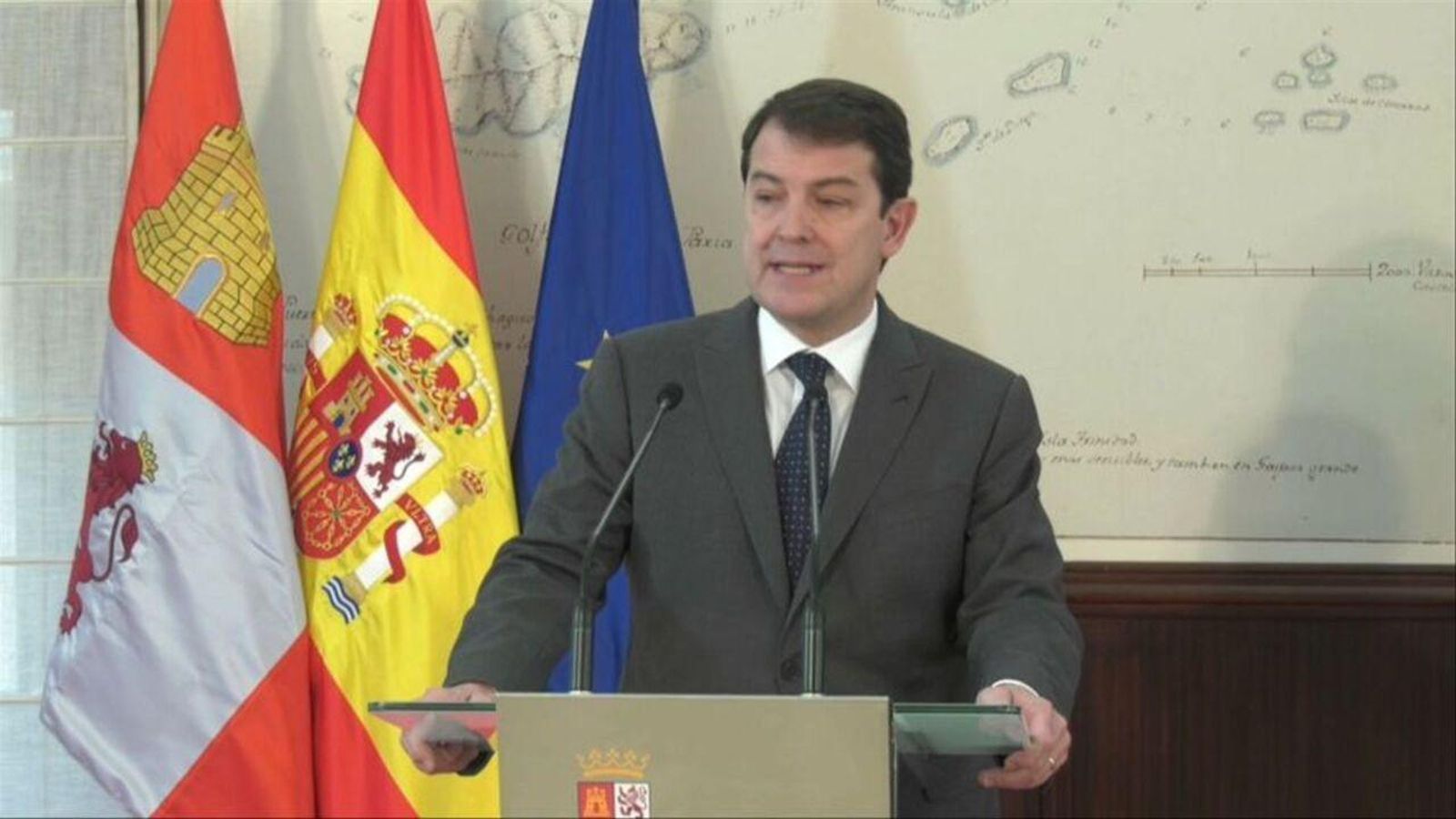 El president de la Junta de Castella i Lleó, Alfonso Fernández Mañueco, del Partit Popular