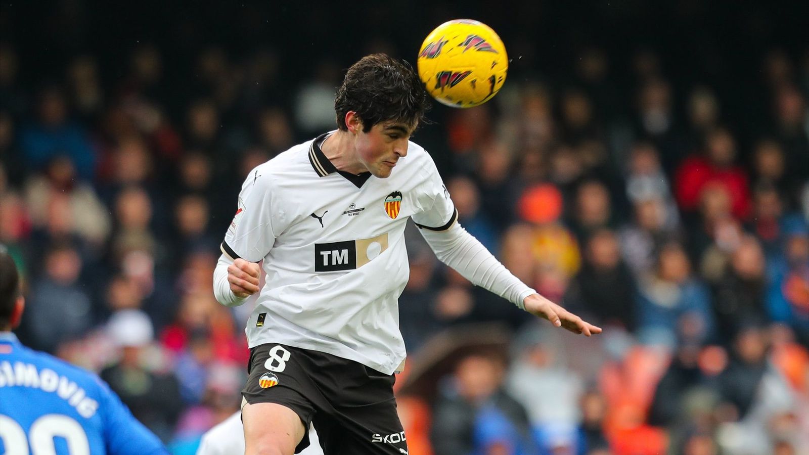 Javi Guerra, en un partit de la temporada passada