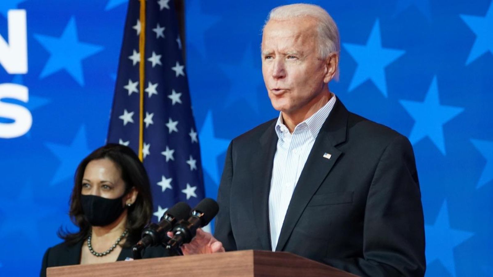 Joe Biden durant una intervenció pública. (Reuters)