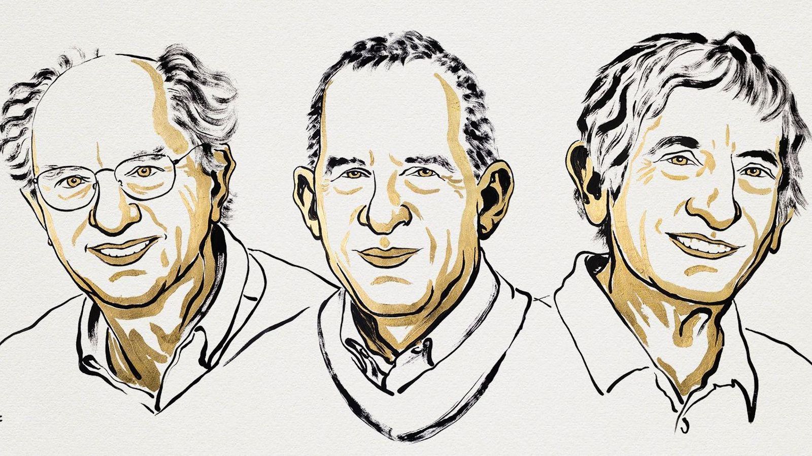 Els tres guardonats amb el Nobel de Física