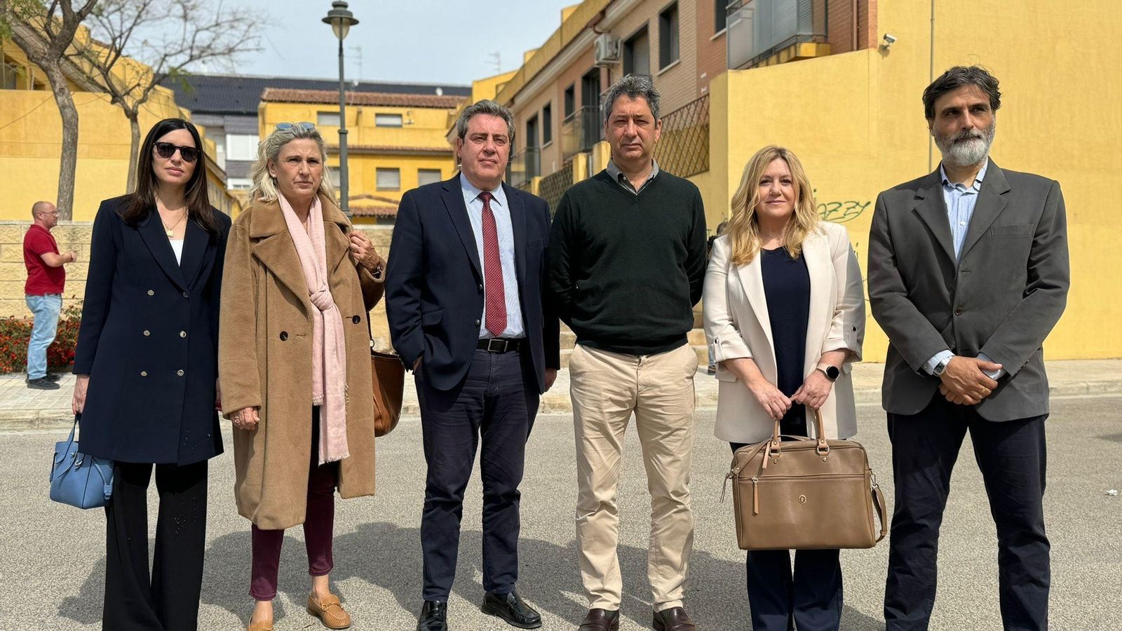 Visita del vicepresident i conseller Vicente Barrera a Massamagrell