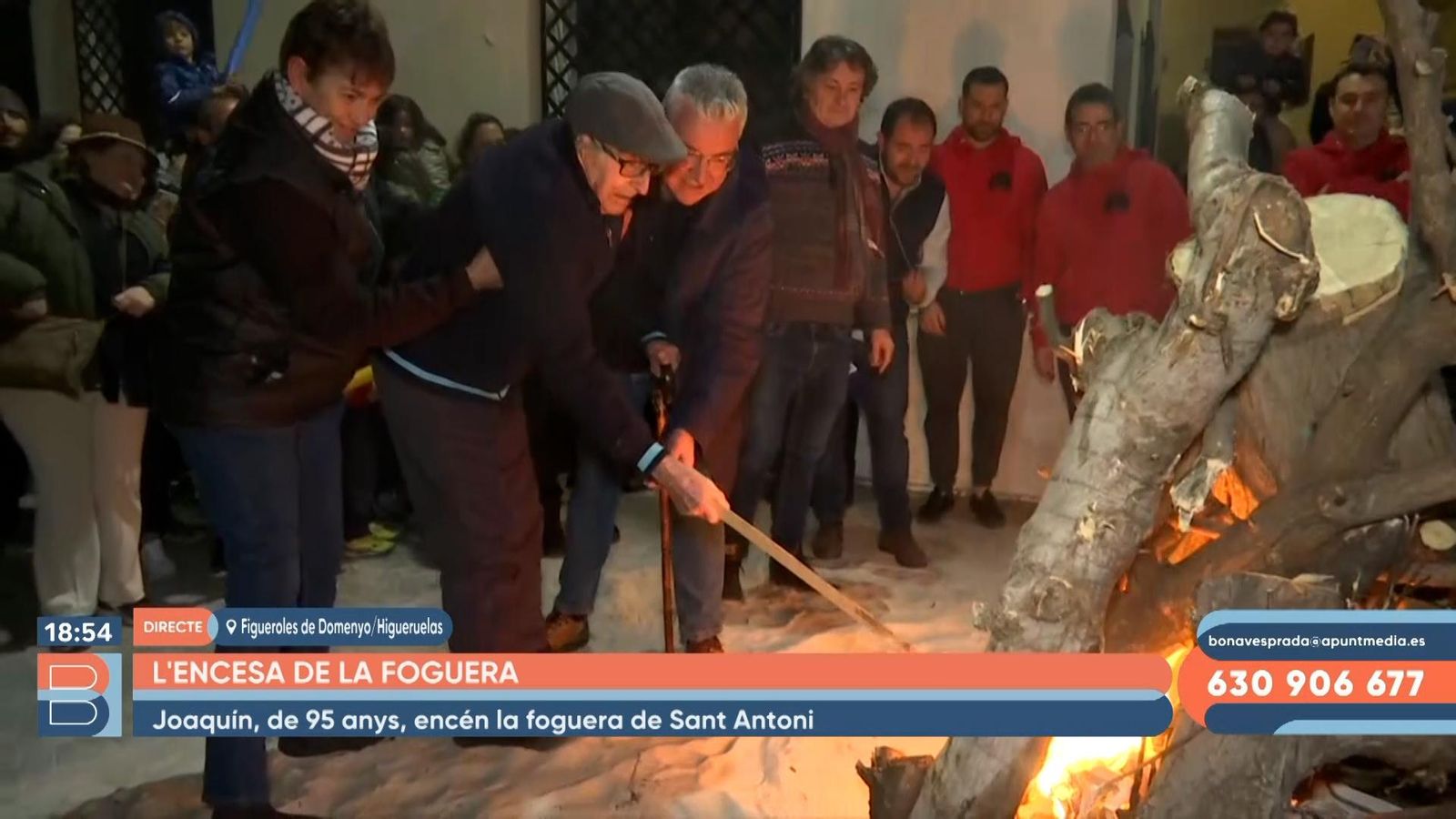 13.01.2023 | Encenem la foguera de Sant Antoni