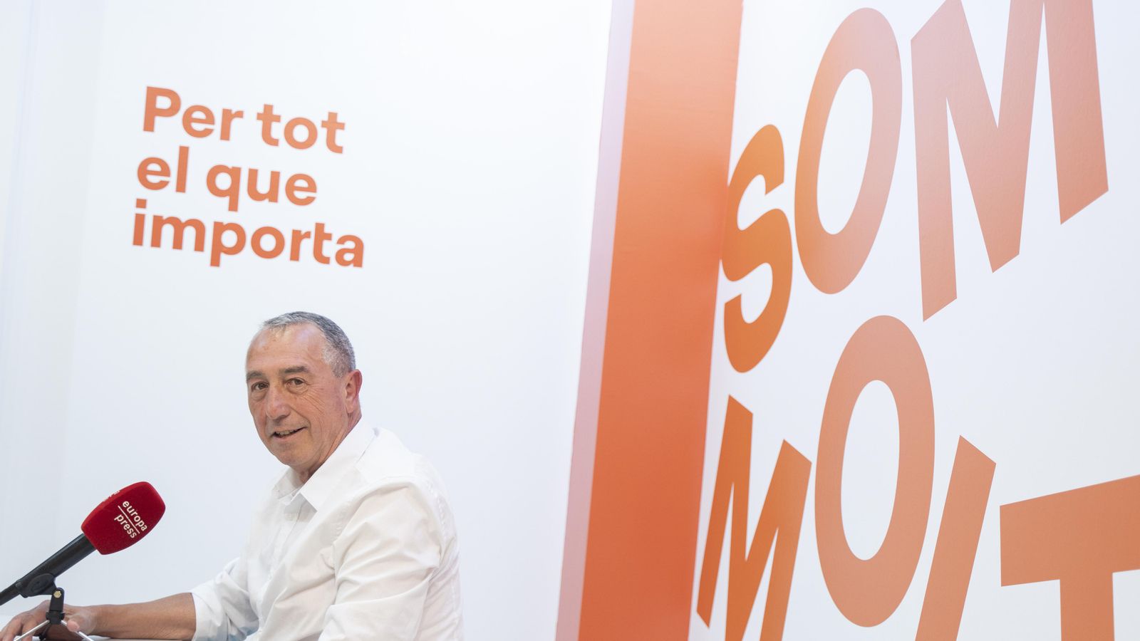 El candidat de Compromís a la presidència de la Generalitat, Joan Baldoví