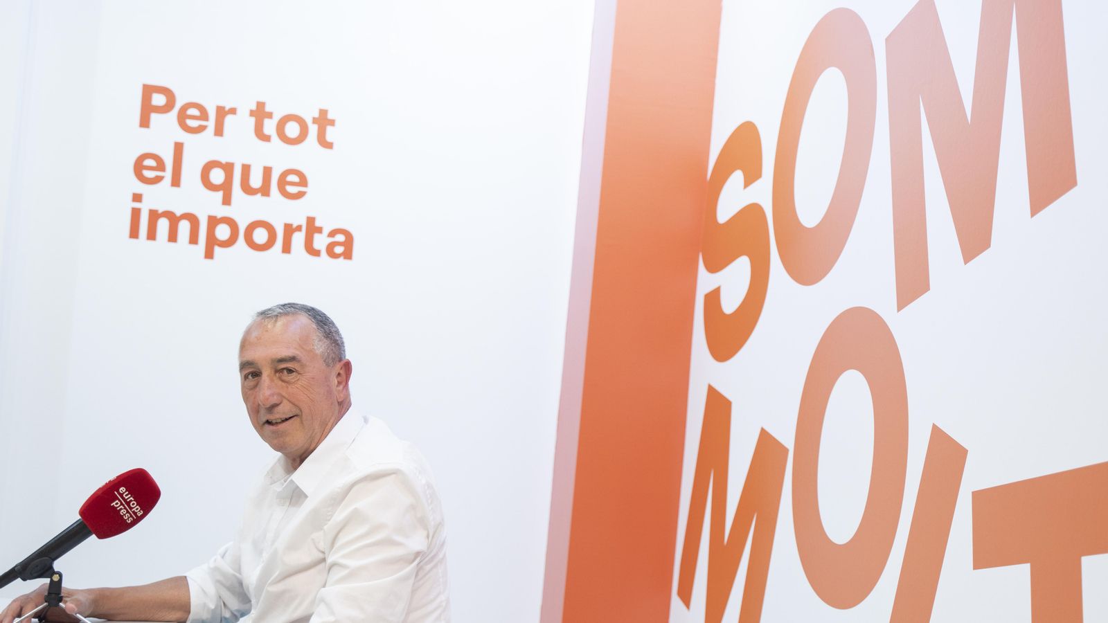 El candidat de Compromís a la presidència de la Generalitat, Joan Baldoví