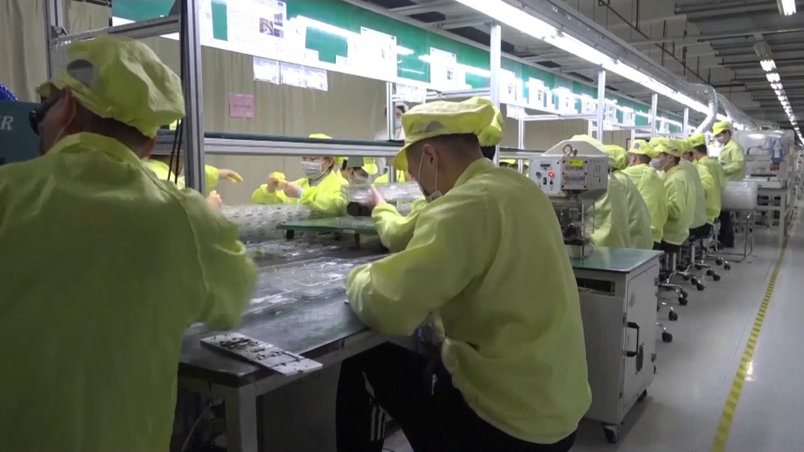 Imatge d'una fàbrica de xips a Àsia