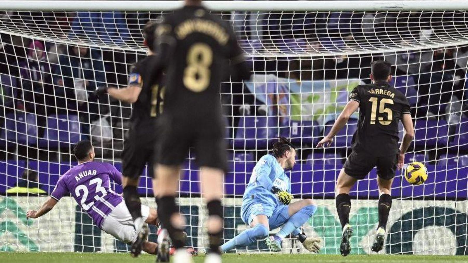 L'acció del gol del Valladolid