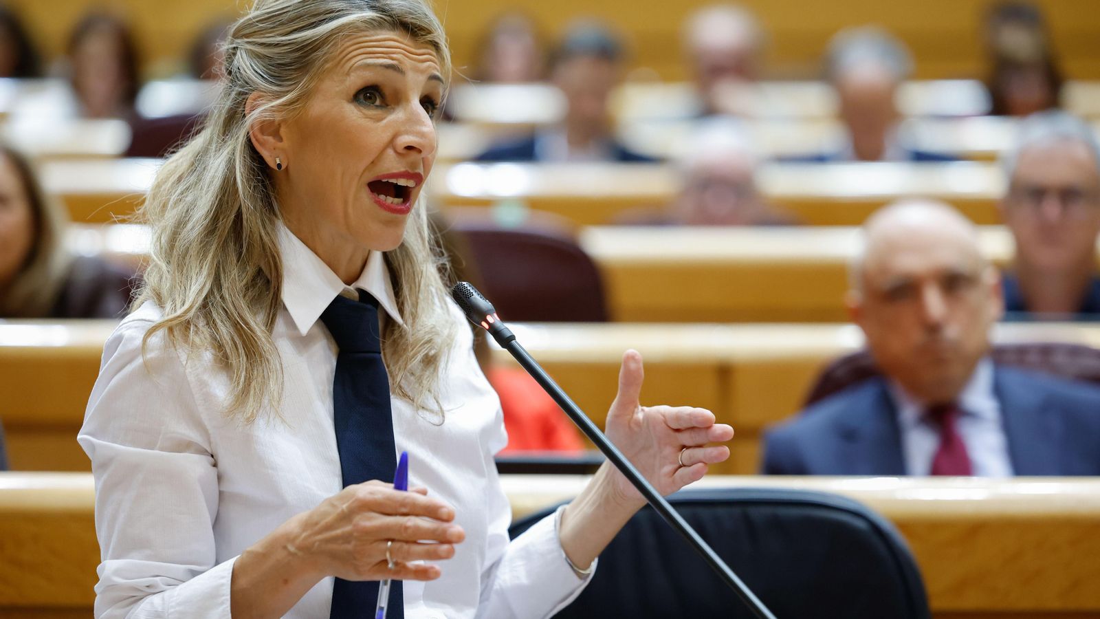 La vicepresidenta segona i ministra de Treball, Yolanda Díaz La vicepresidenta segona i ministra de Treball, Yolanda Díaz