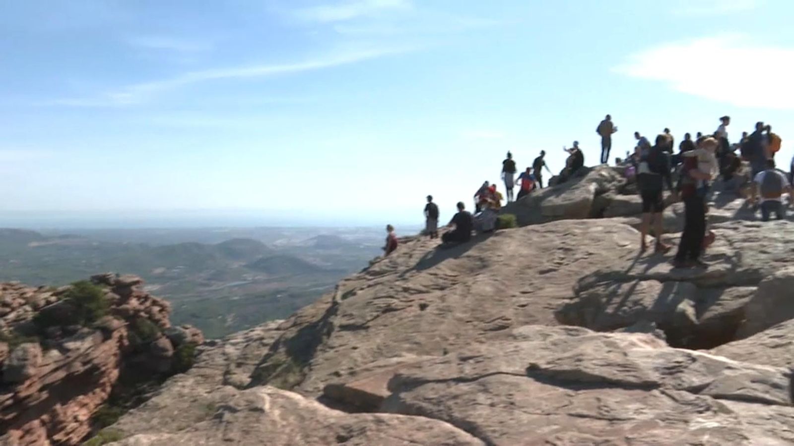 El cim del Garbí, al Parc Natural de la Serra Calderona, la setmana passada