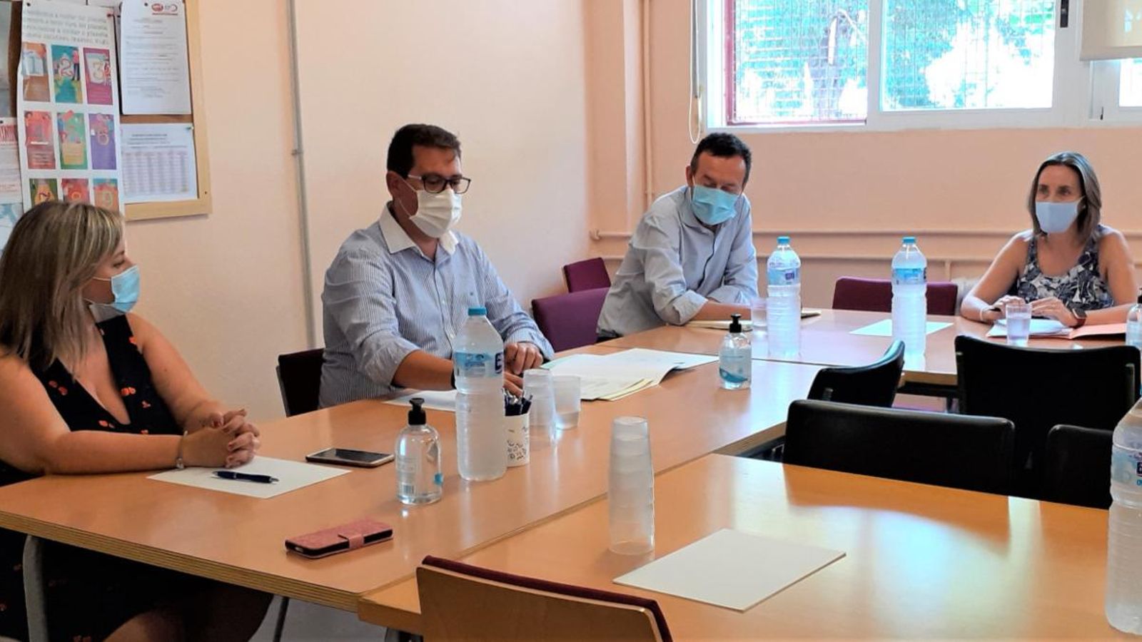 Responsables de la conselleria d’Educació i Ajuntament d’Elx