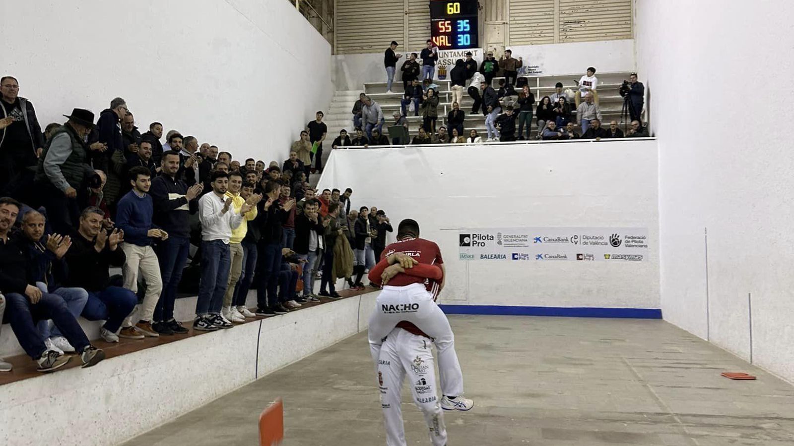 Giner i Nacho celebren el triomf