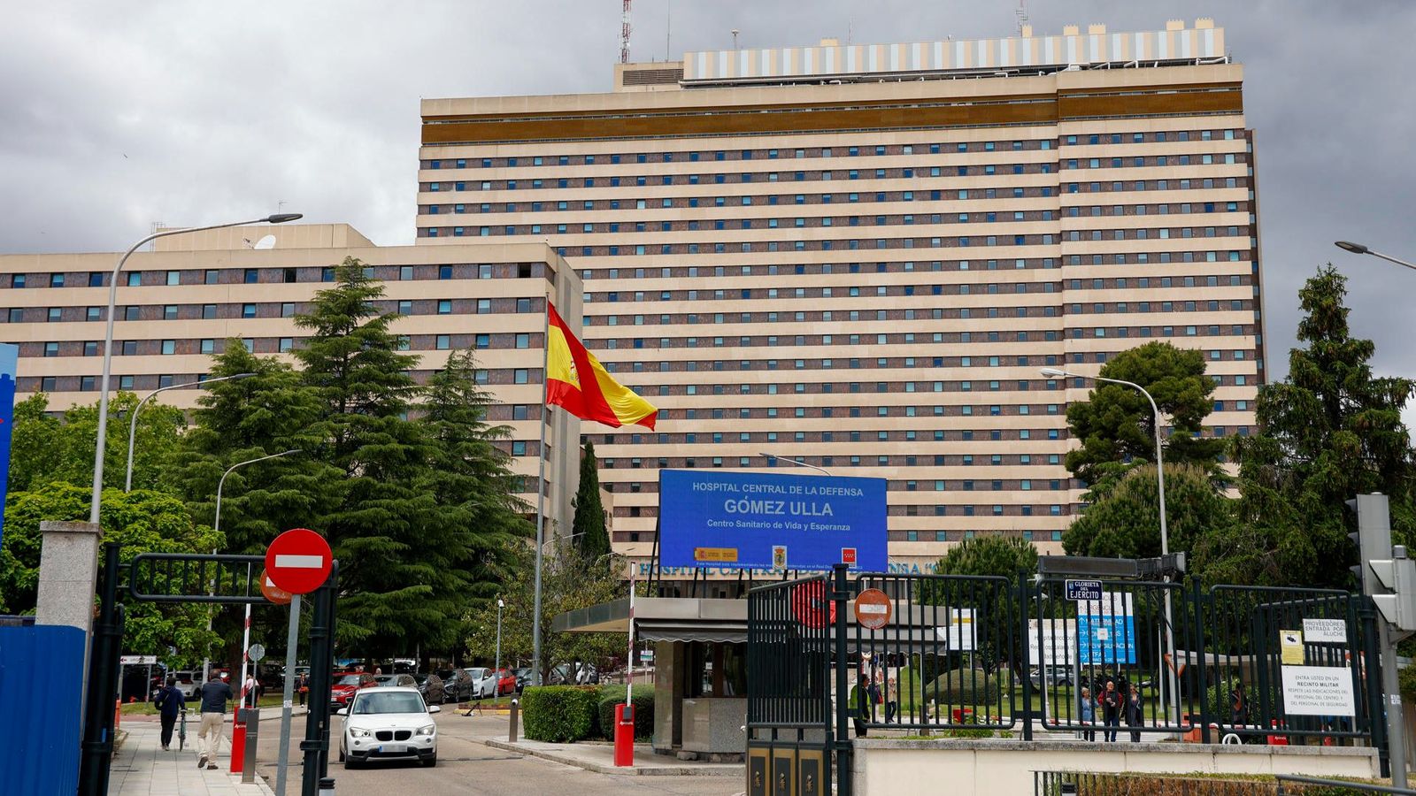 L'hospital Gómez Ulla de Madrid, on estan guardant la quarantena els pacients que anaven en el creuer