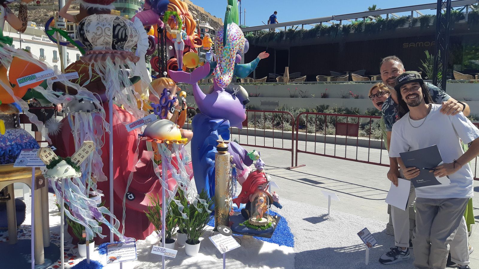 El jurat dels premis de La Colla 2024 a la Foguera infantil d'El Port d'Alacant