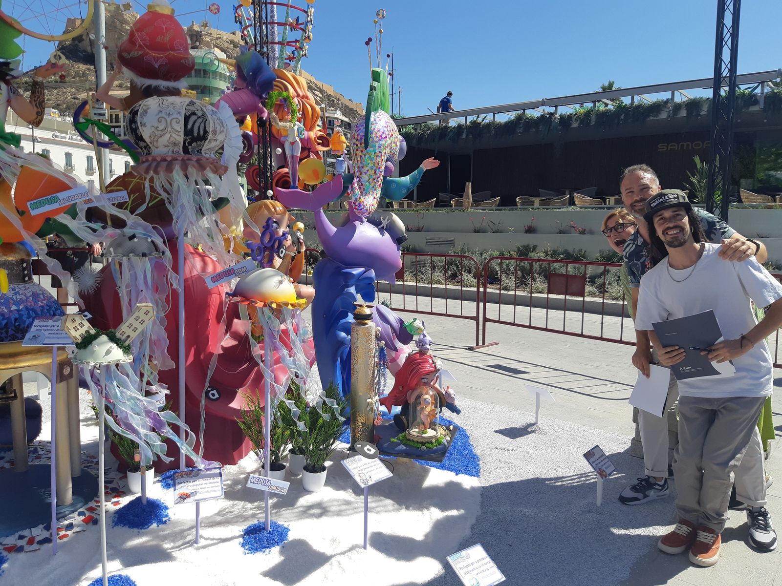 El jurat dels premis de La Colla 2024 a la Foguera infantil d'El Port d'Alacant