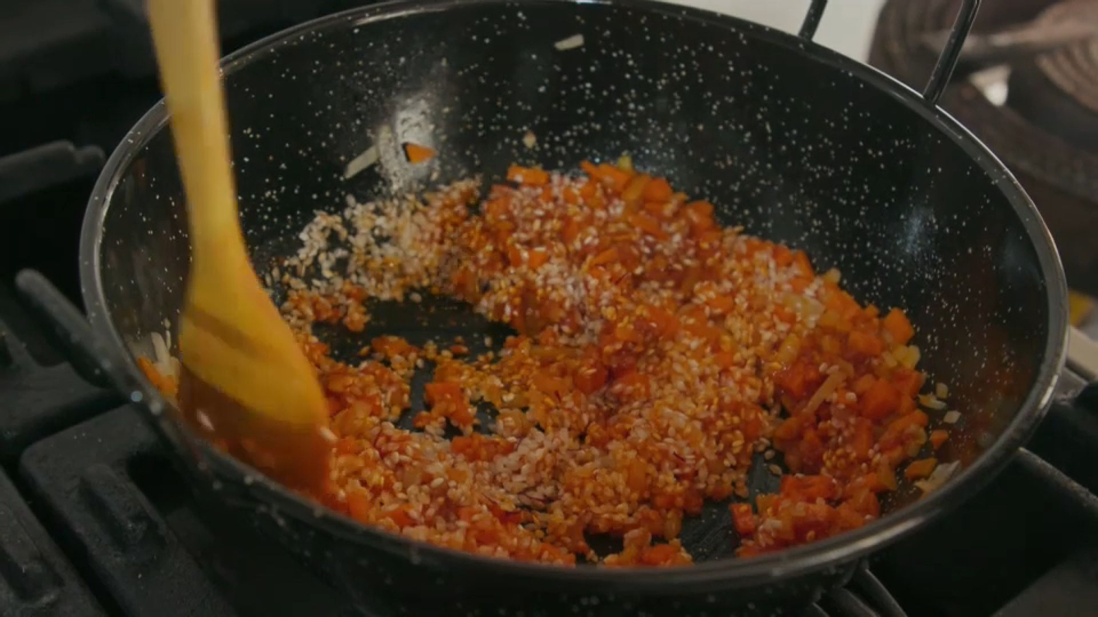 El sofregit amb l'arròs ja inclós