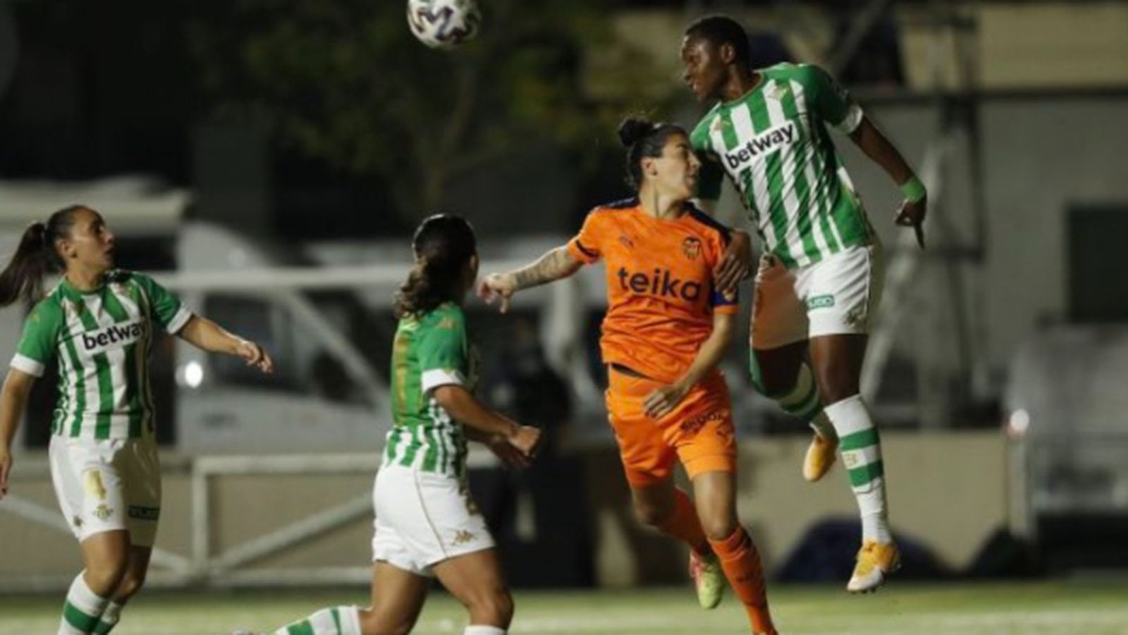 Marta Carro en un moment del partit