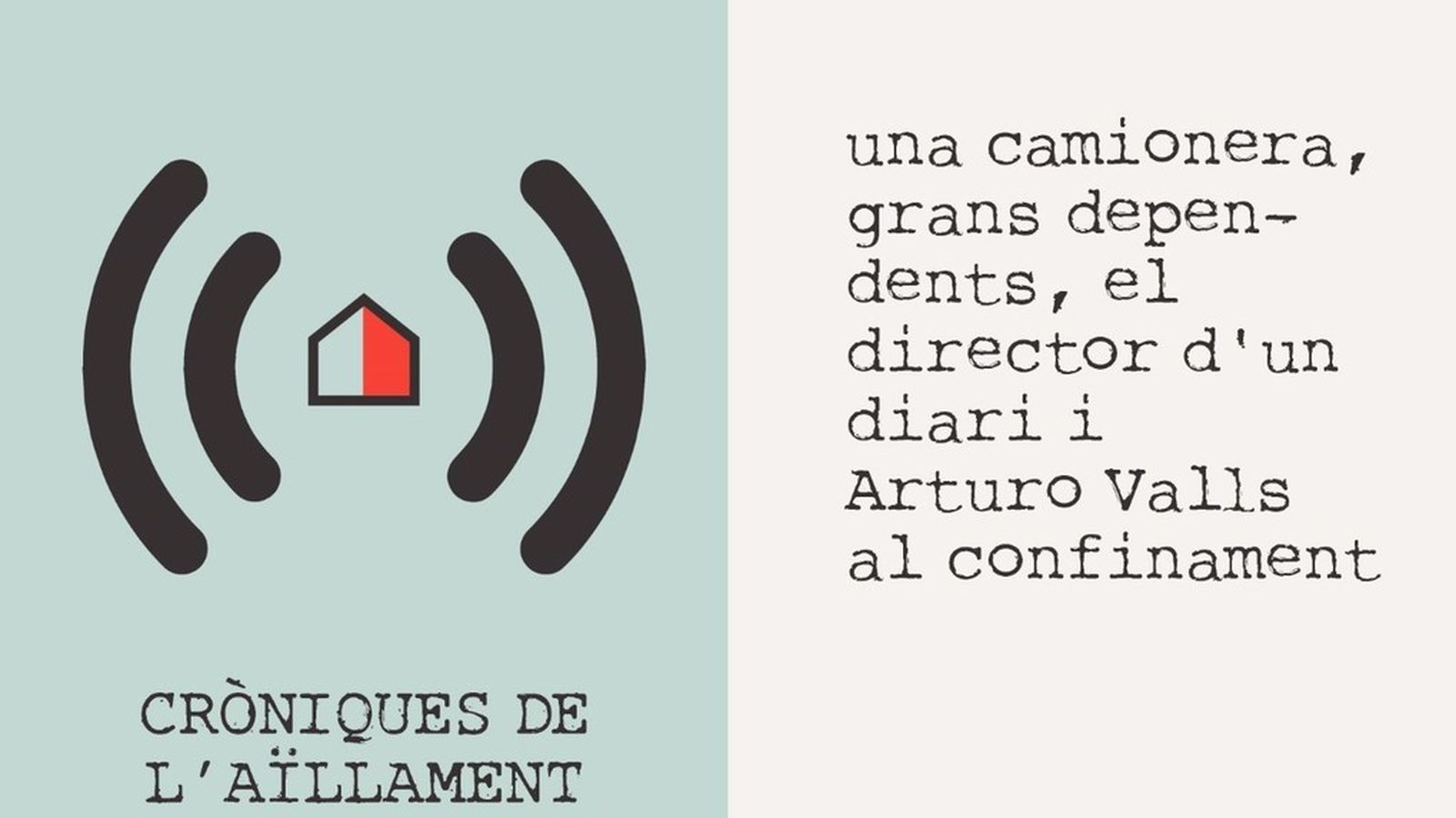 03.04.2020 | Una camionera, grans dependents, el director d'un diari i Arturo Valls, en el confinament