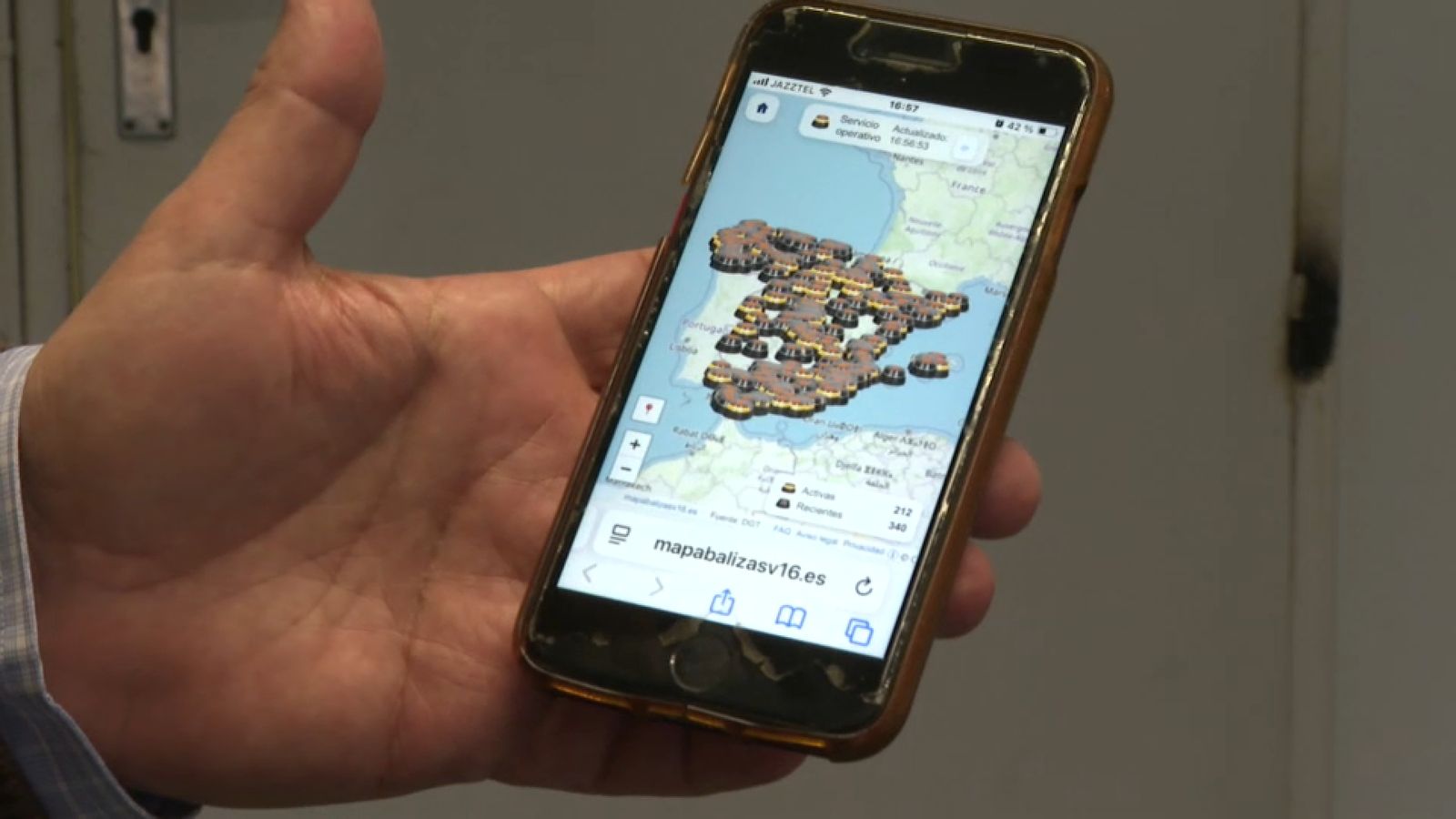 Polèmica pel mapa de balises