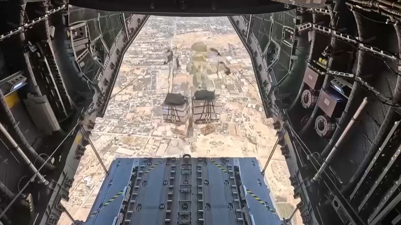 Llançament d'ajuda a Gaza del govern espanyol