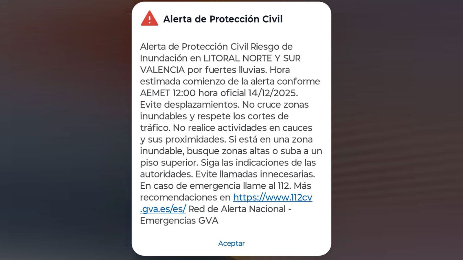 Alerta de Protecció Civil per risc de pluges