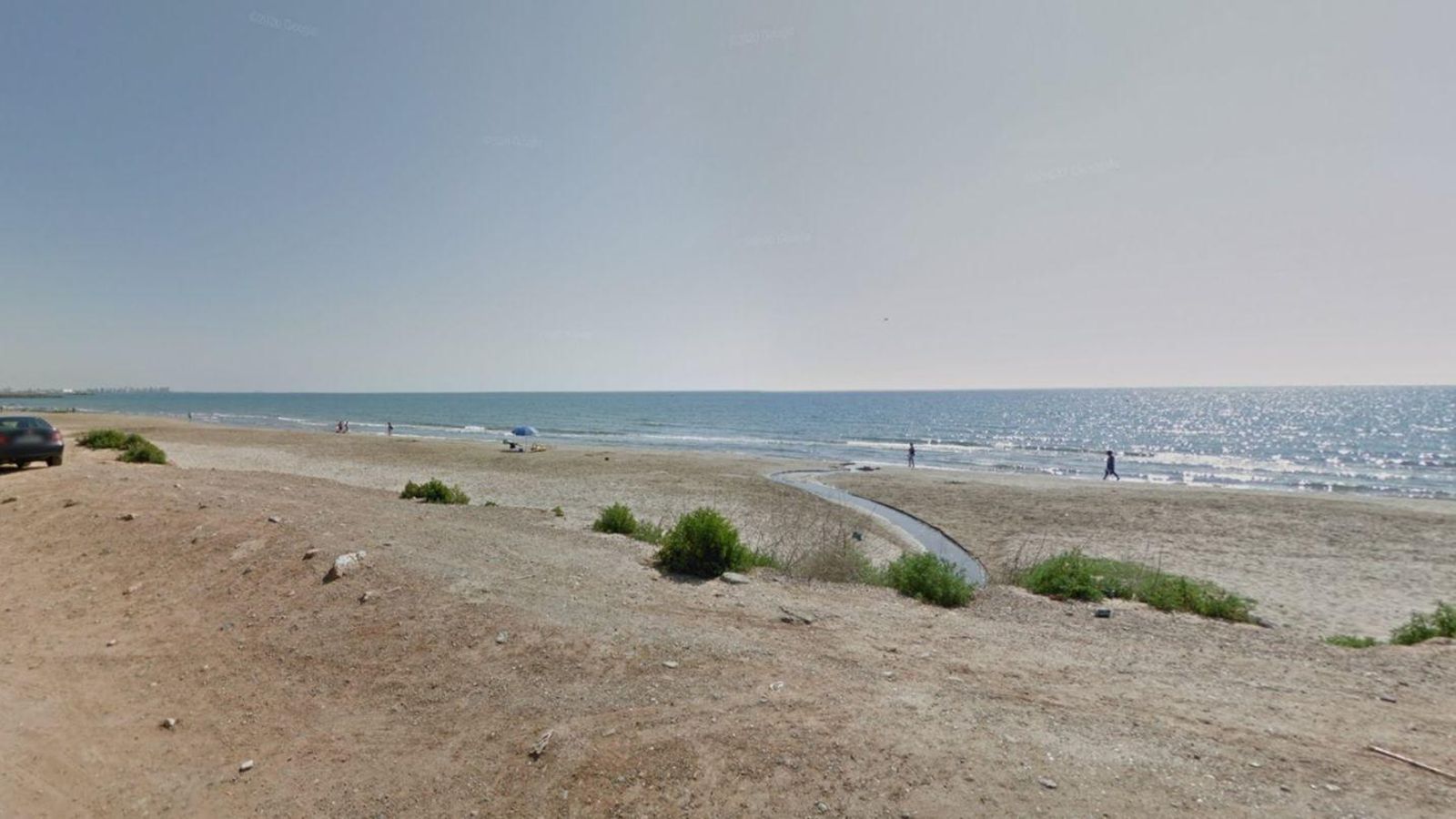 Imatge d'arxiu de la platja dels Peixets d'Alboraia Imatge d'arxiu de la platja dels Peixets d'Alboraia