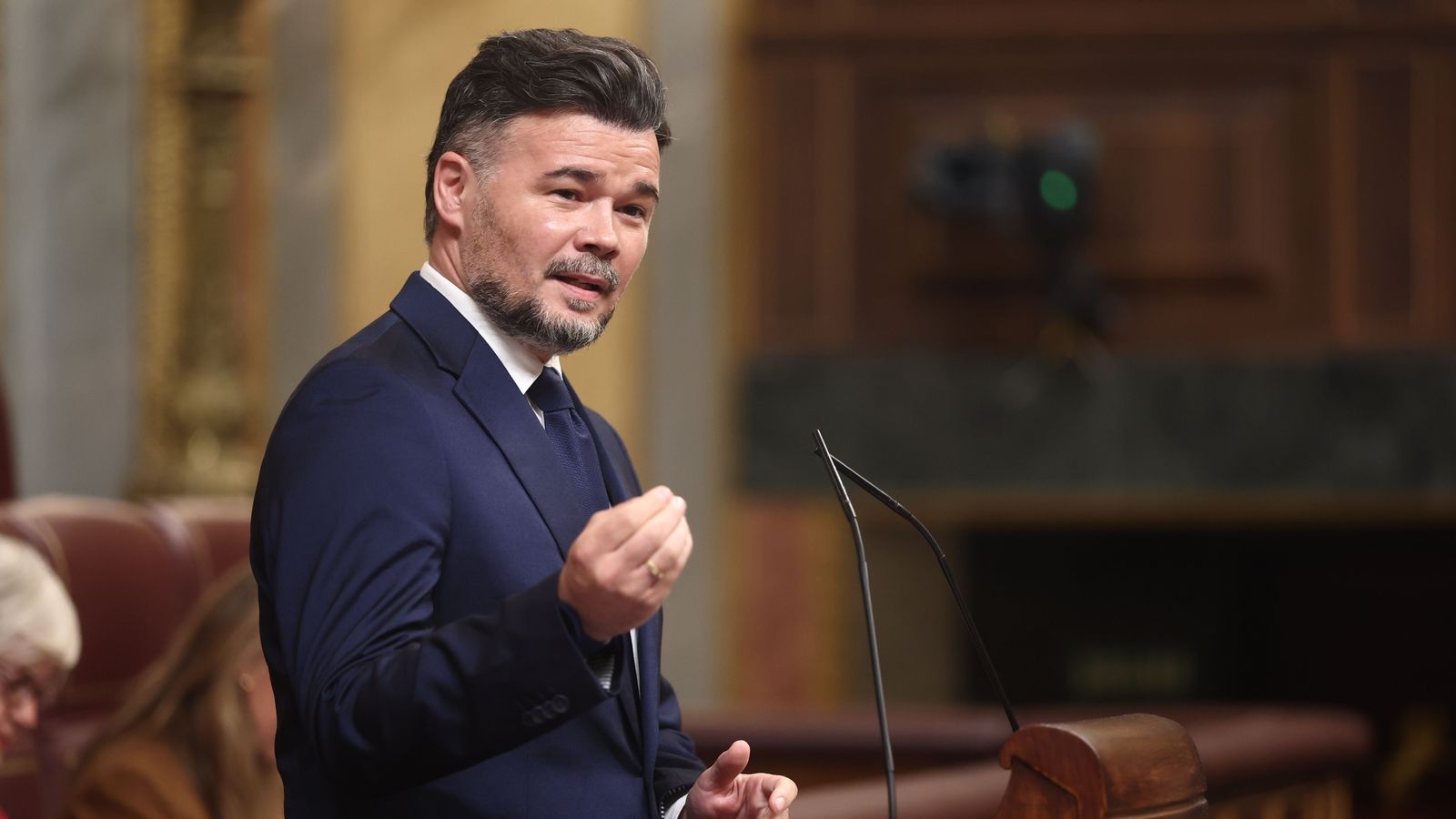 Gabriel Rufián, en el Congrés dels Diputats