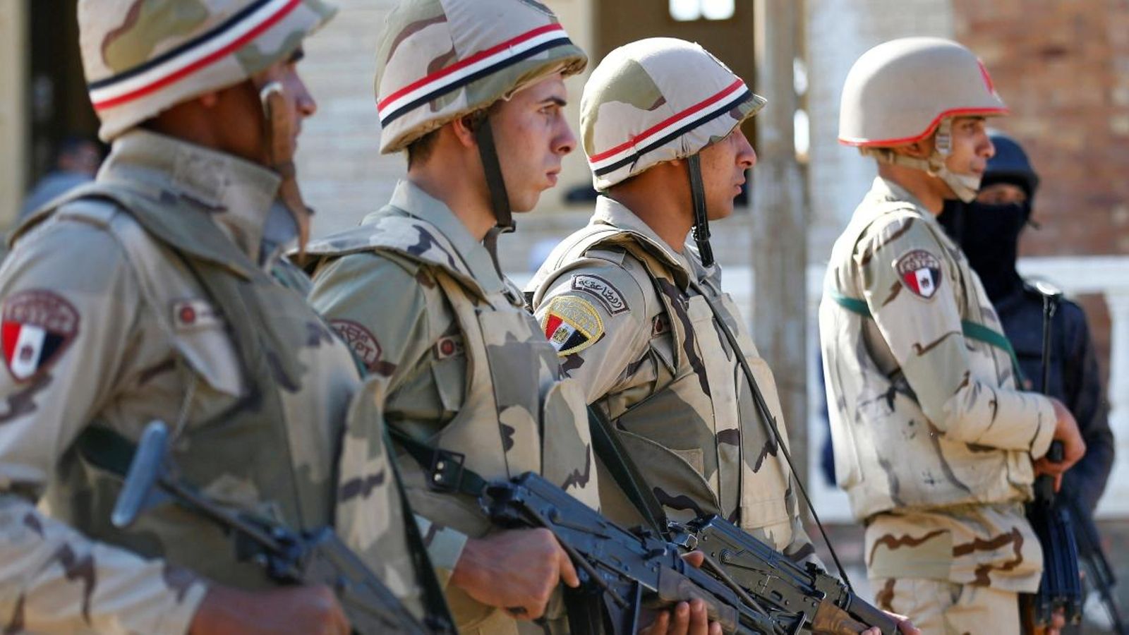 Forces militars al nord del Sinaí al desembre del 2017