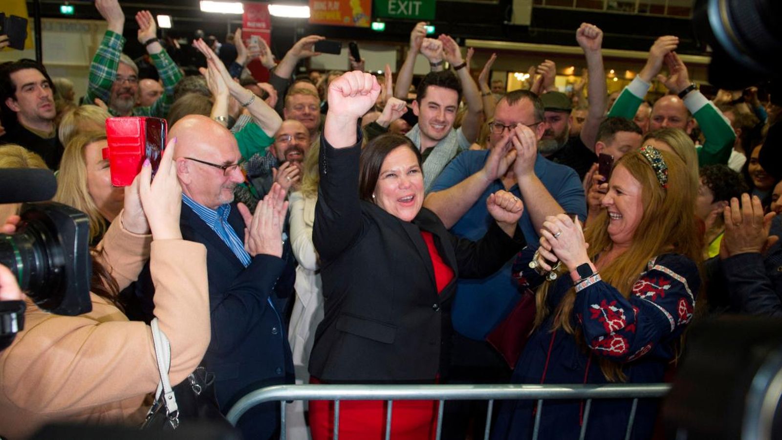 Mary Lou McDonald reacciona en ser elegida diputada pel seu districte electoral EFE
