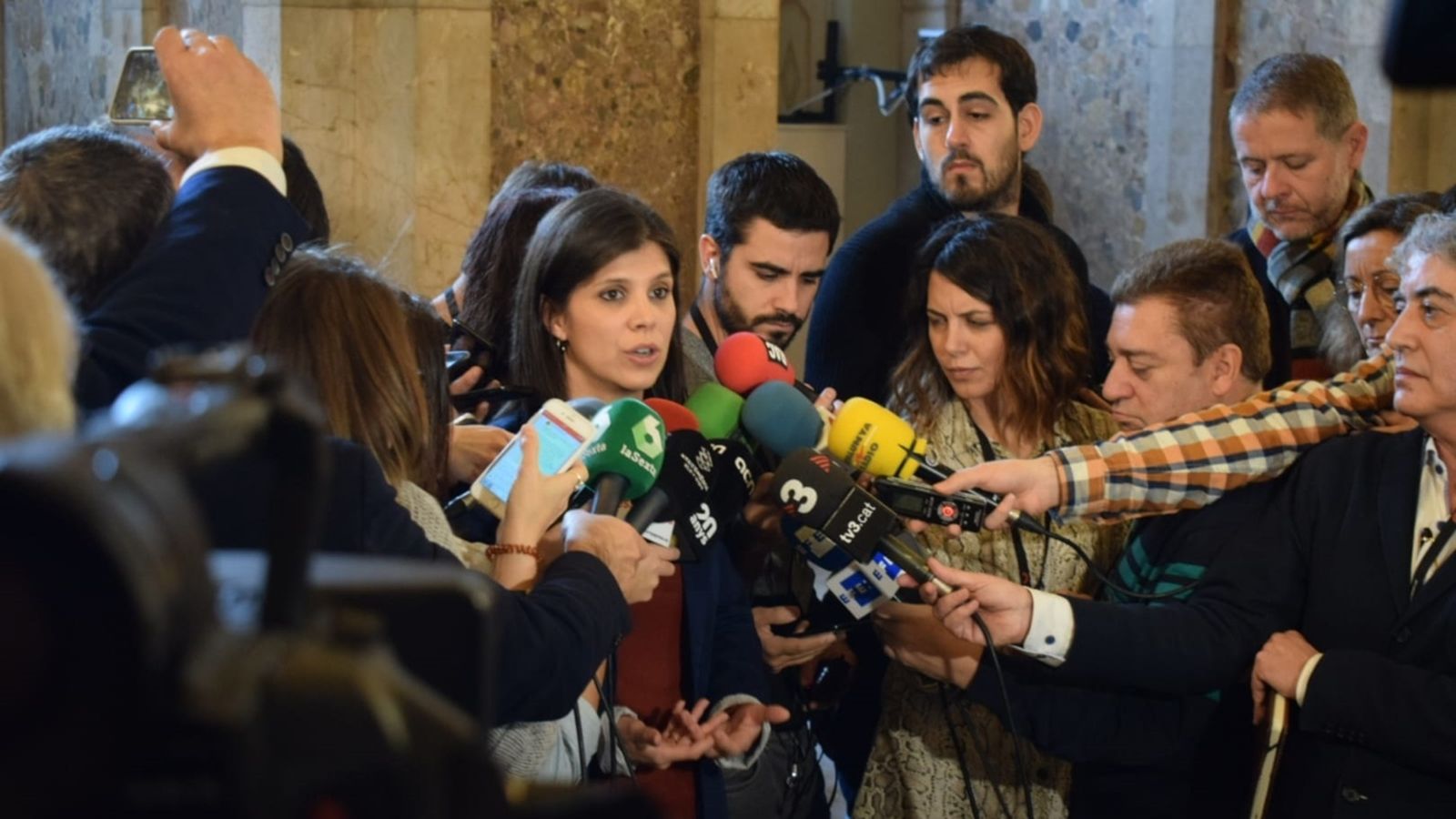 La portaveu d'ERC, Marta Vilalta, aquest dimecres