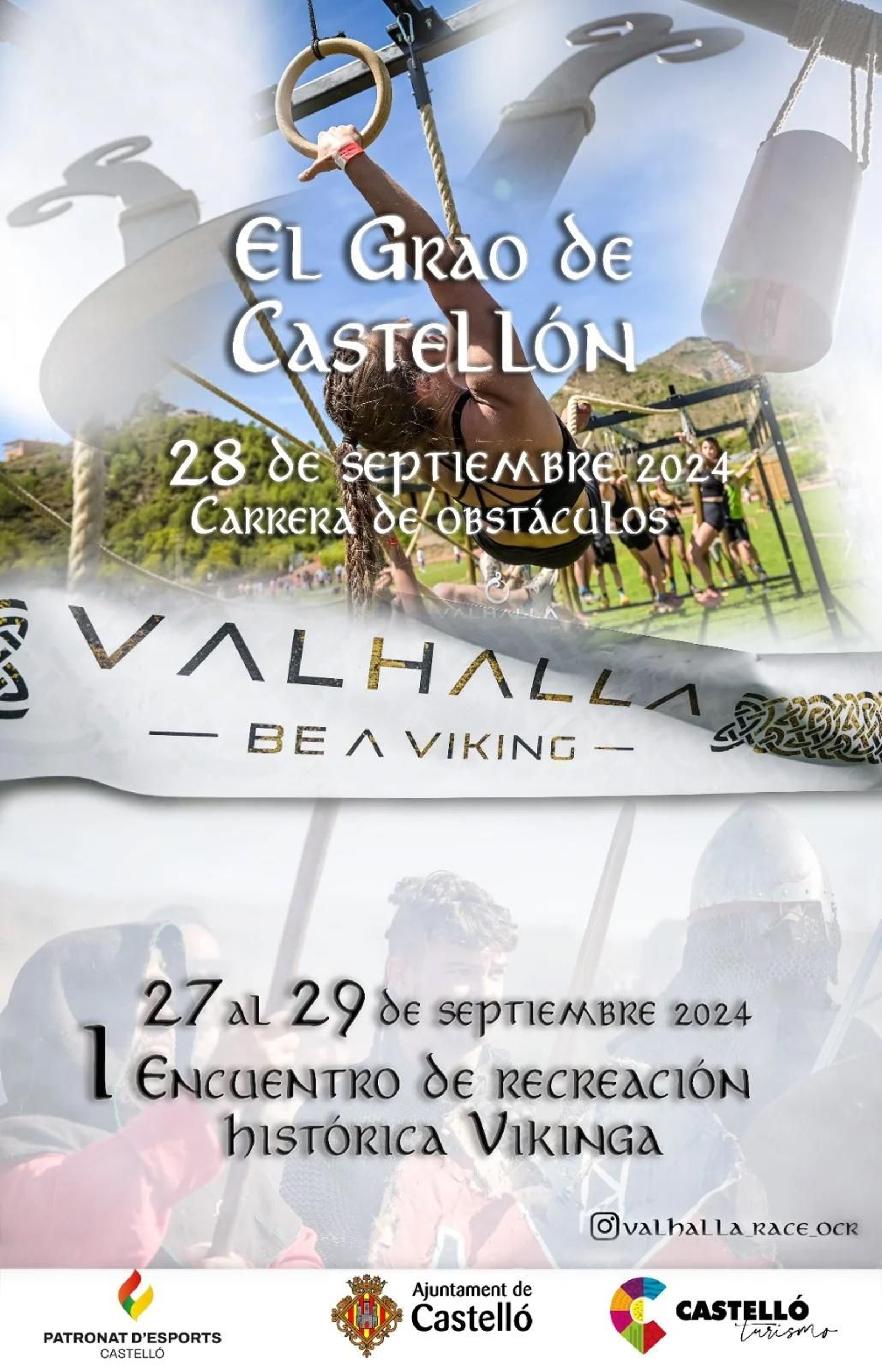 Cartell de la I Trobada de Recreació Històrica Vikinga