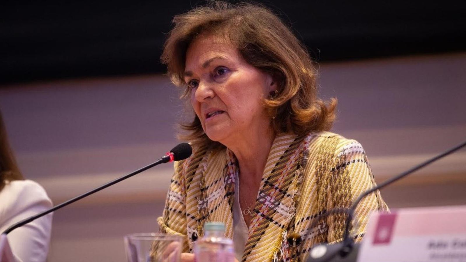 La vicepresidenta en funcions del govern espanyol, Carmen Calvo