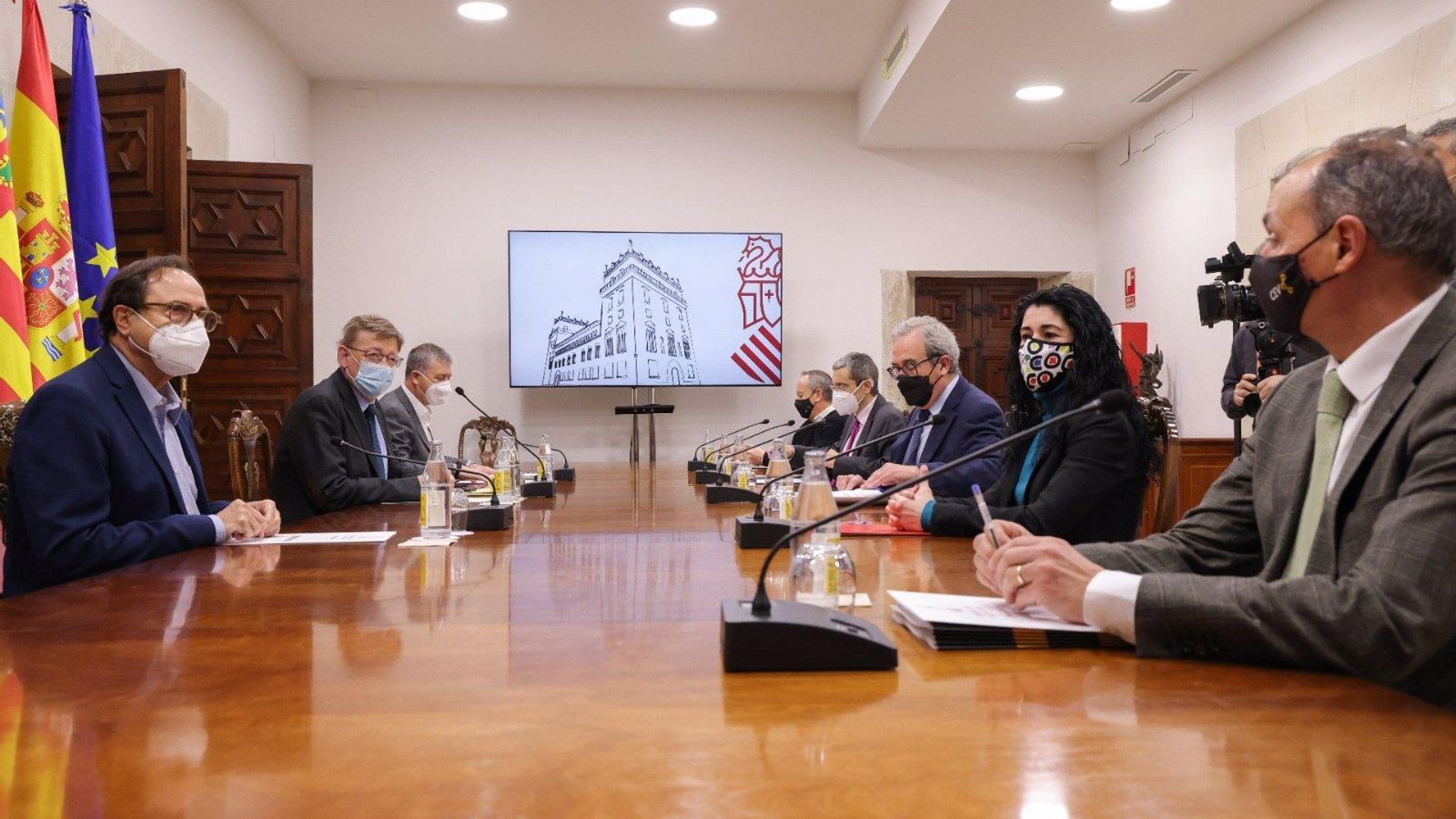 Reunió dels agents socials amb la Generalitat