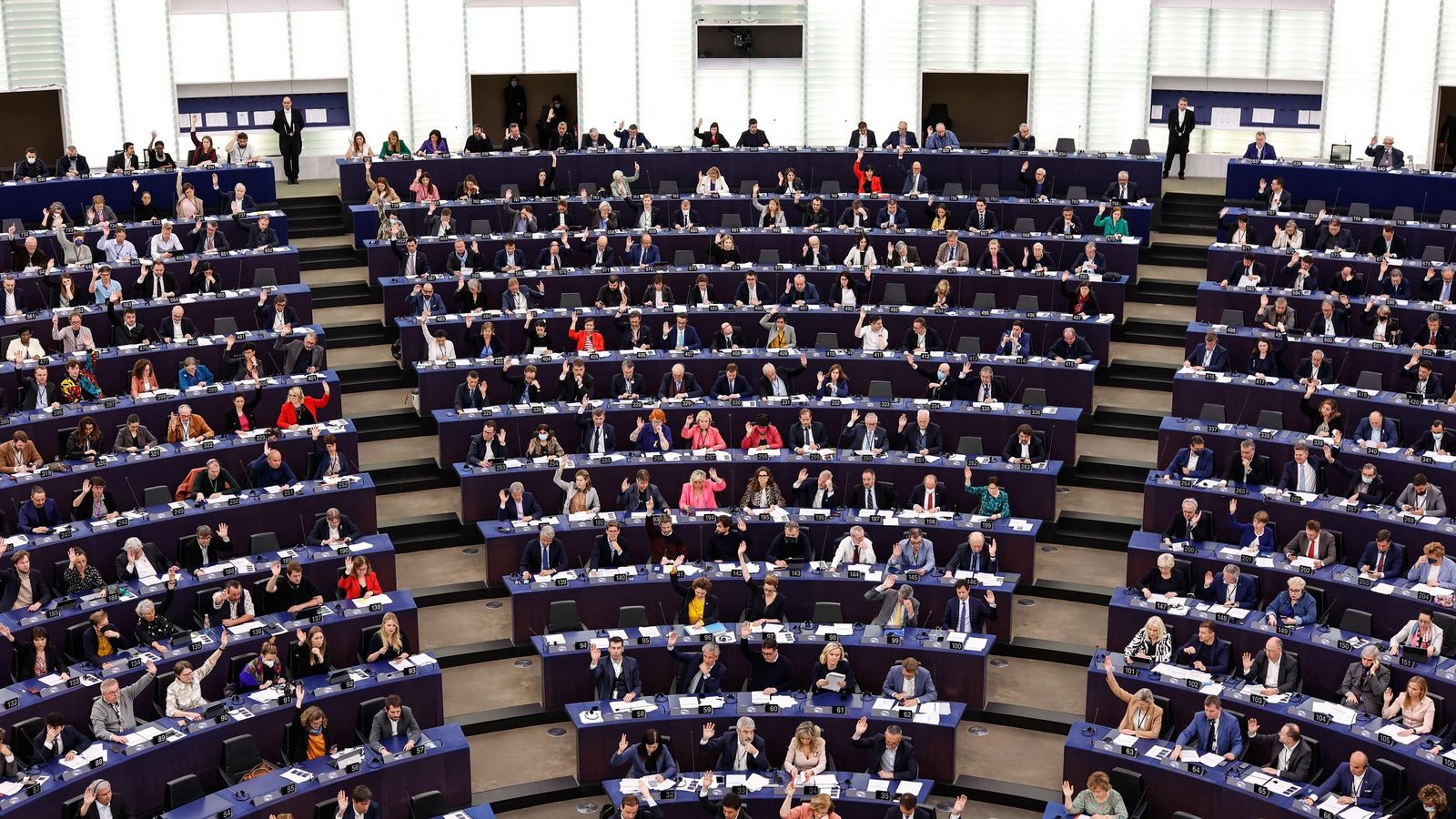 Ple del Parlament Europeu a Estrasburg