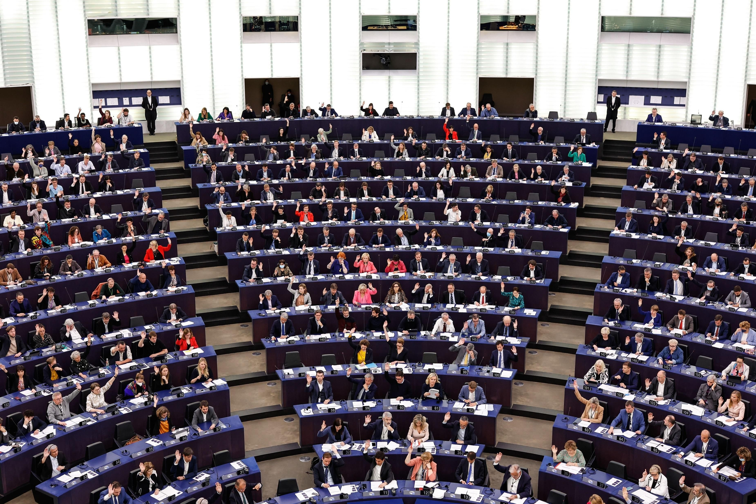 Ple del Parlament Europeu a Estrasburg