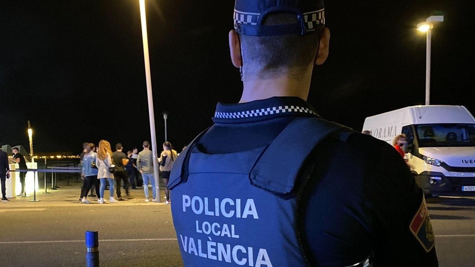 Imatge d'arxiu un agent de la Policia Local de València