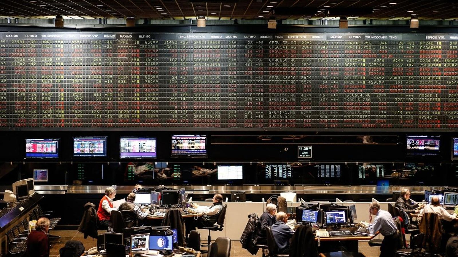 La borsa de Buenos Aires