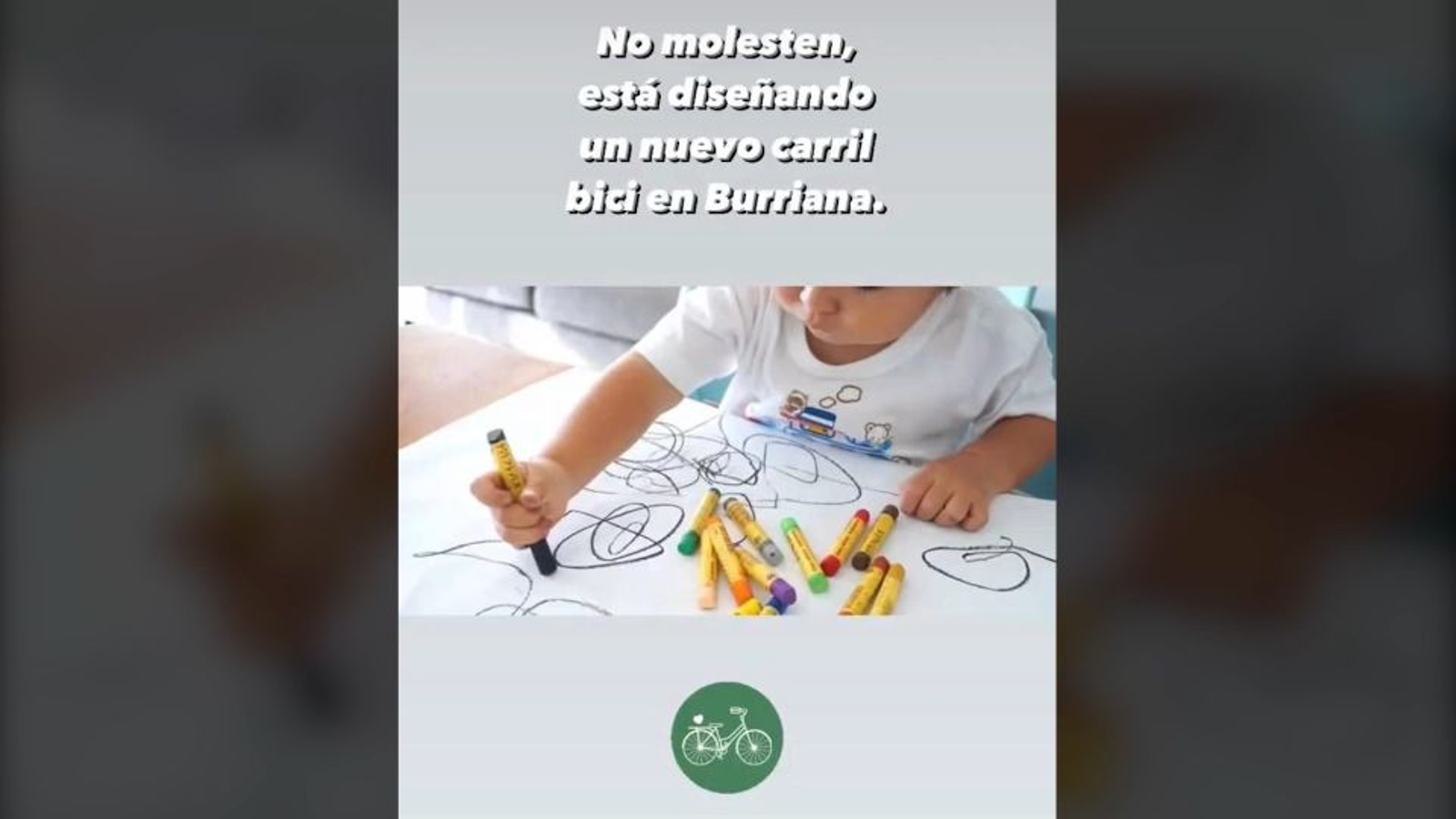 Una altra broma sobre el nou carril bici