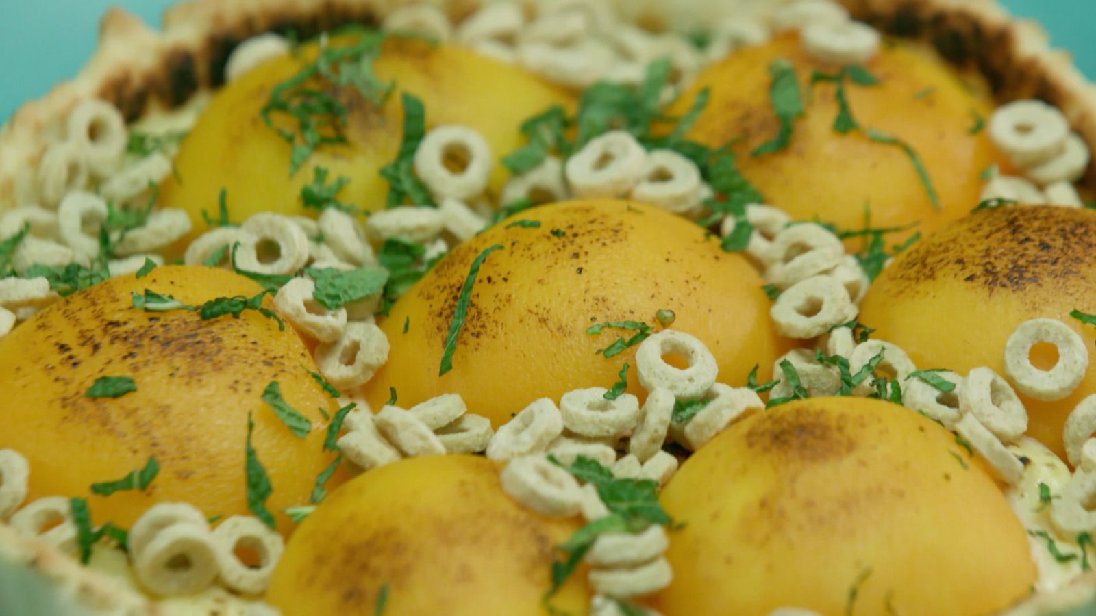 Pastís de bresquilla i avena