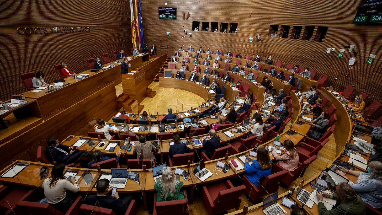 Imatge d'arxiu d'una sessió de control a les Corts